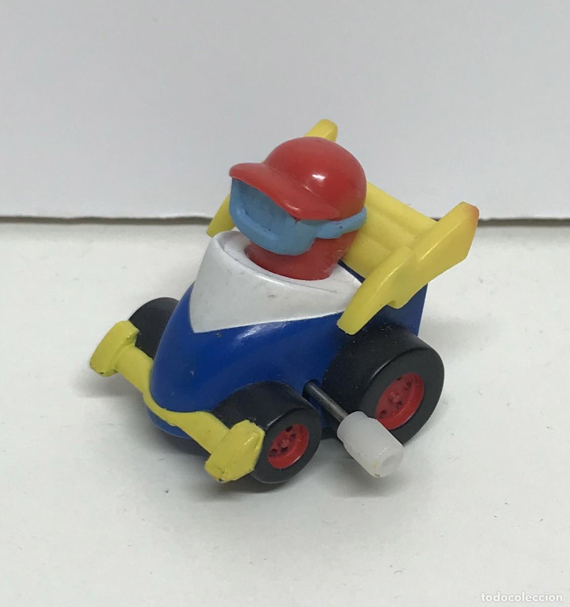 Figuras de Borracha e PVC: BURGER KING, COCHE PILOTO CON CASCO ROJO