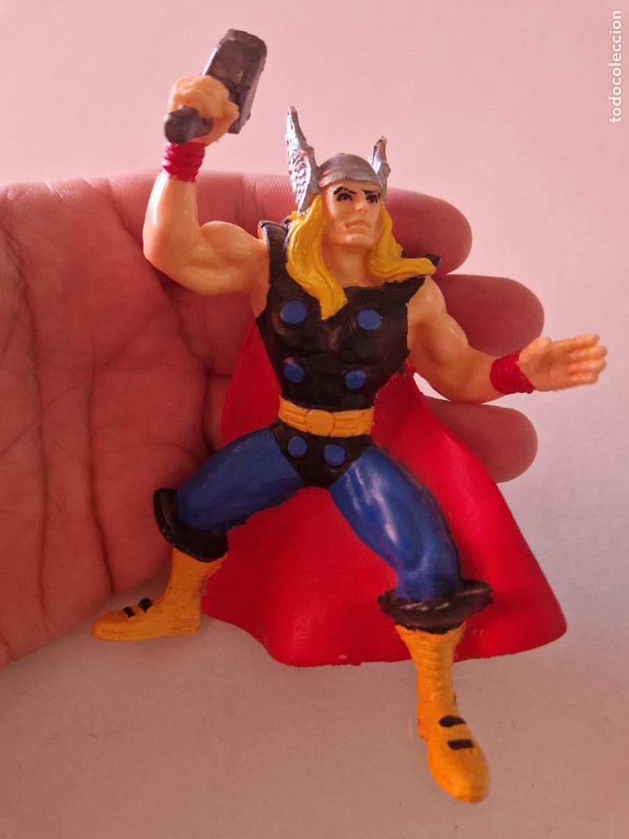 Figuras de Borracha e PVC: antigua figura Thor personaje del Universo marvel Yolanda comansi 1996 kiosko juguete mu&ntilde;eco