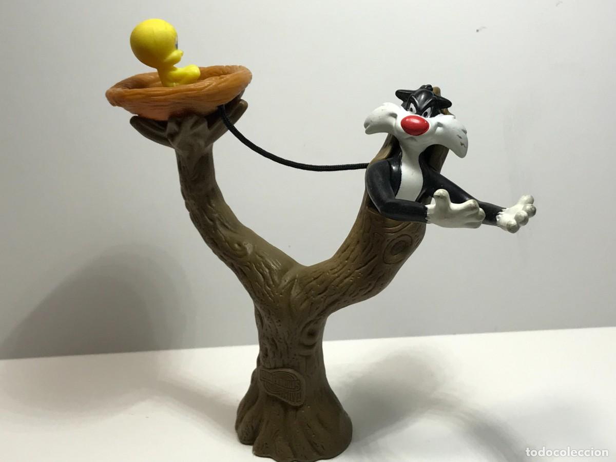 Gummi- und PVC-Figuren: McDONALDS, LOONEY TUNES, SILVESTRE Y PIOLIN (1)