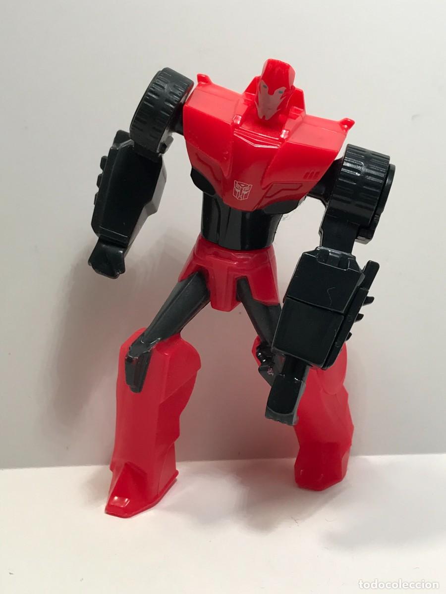 Figuras de goma y PVC: McDONALDS, TRANSFORMERS, SIDESWIPE (1)