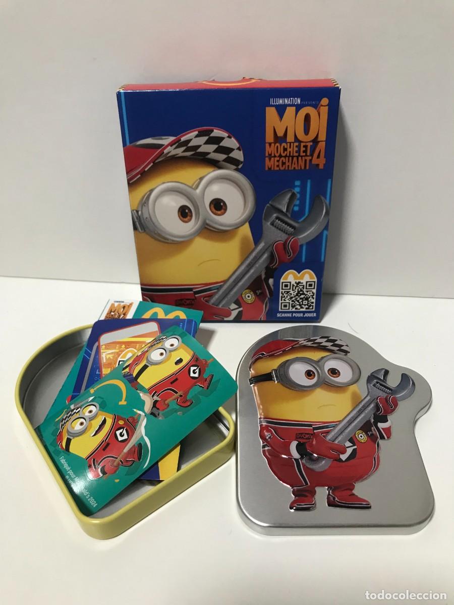 Figuras de goma y PVC: McDONALDS, MINIONS 4 COFRE (2)