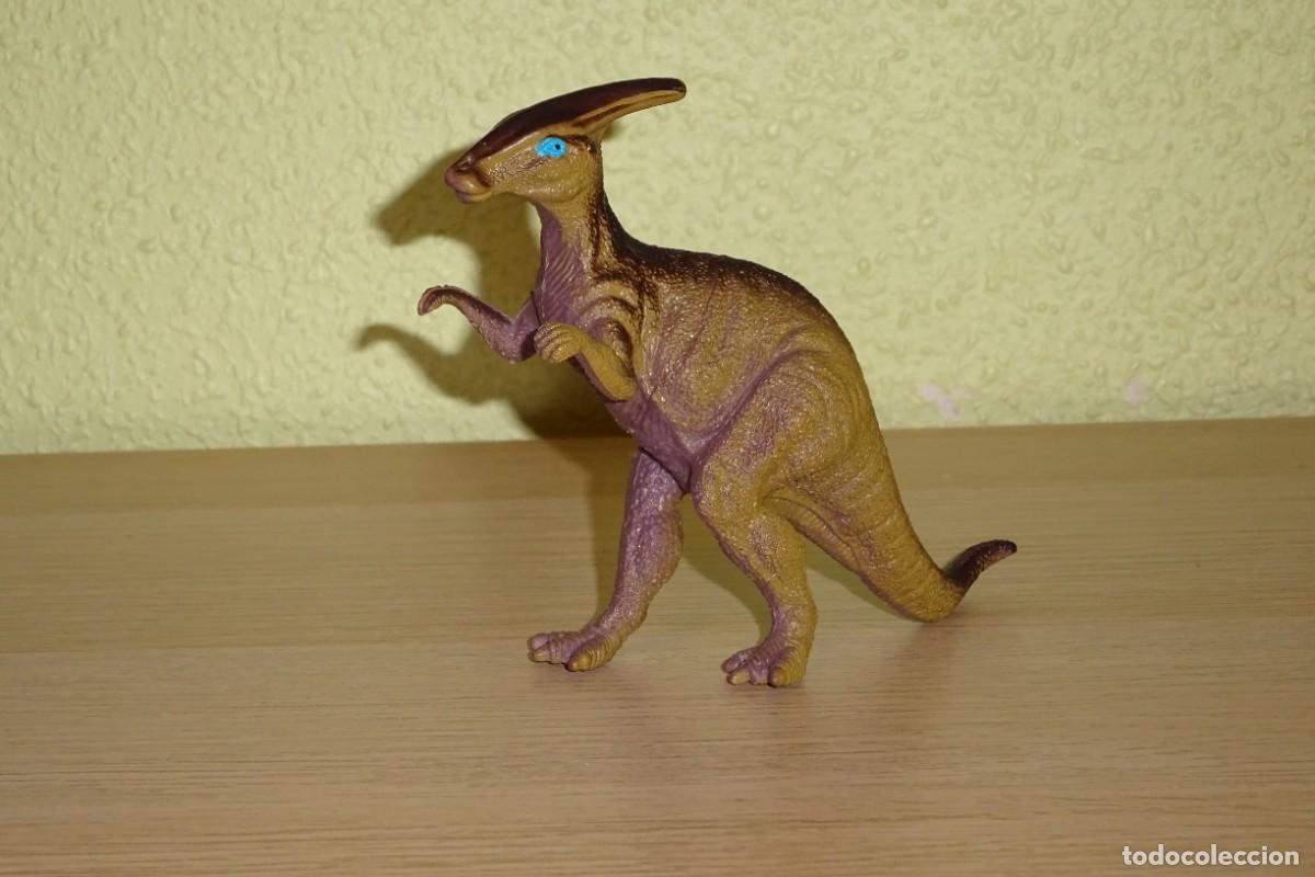 Figuras de goma y PVC: DINOSAURIO EN GOMA SEMIRIGIDA , 10 X 14 CMS . MADE IN CHINA