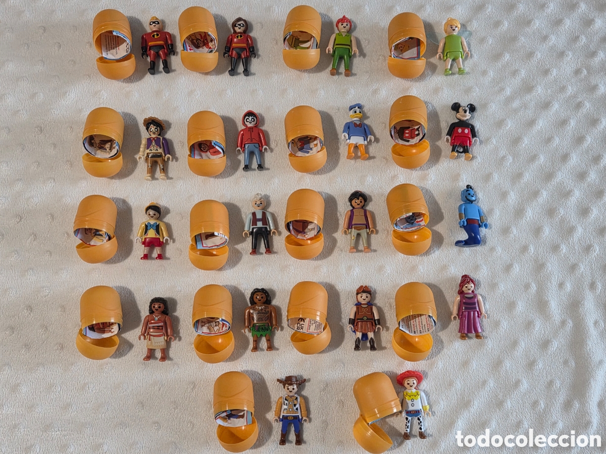 Coleccion completa figuras playmobil disney kinder
