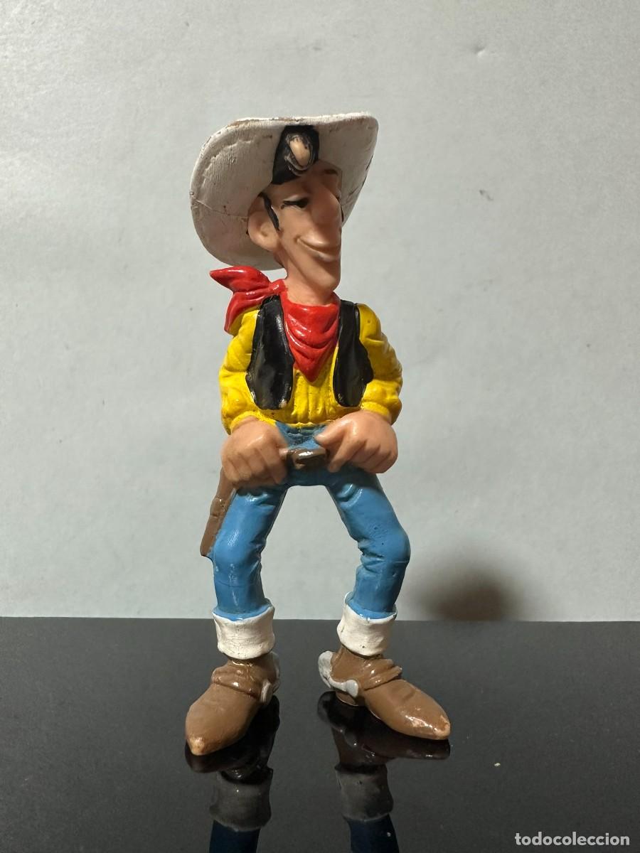 Figuras de goma y PVC: Figura Lucky Luke de Schleich 1984