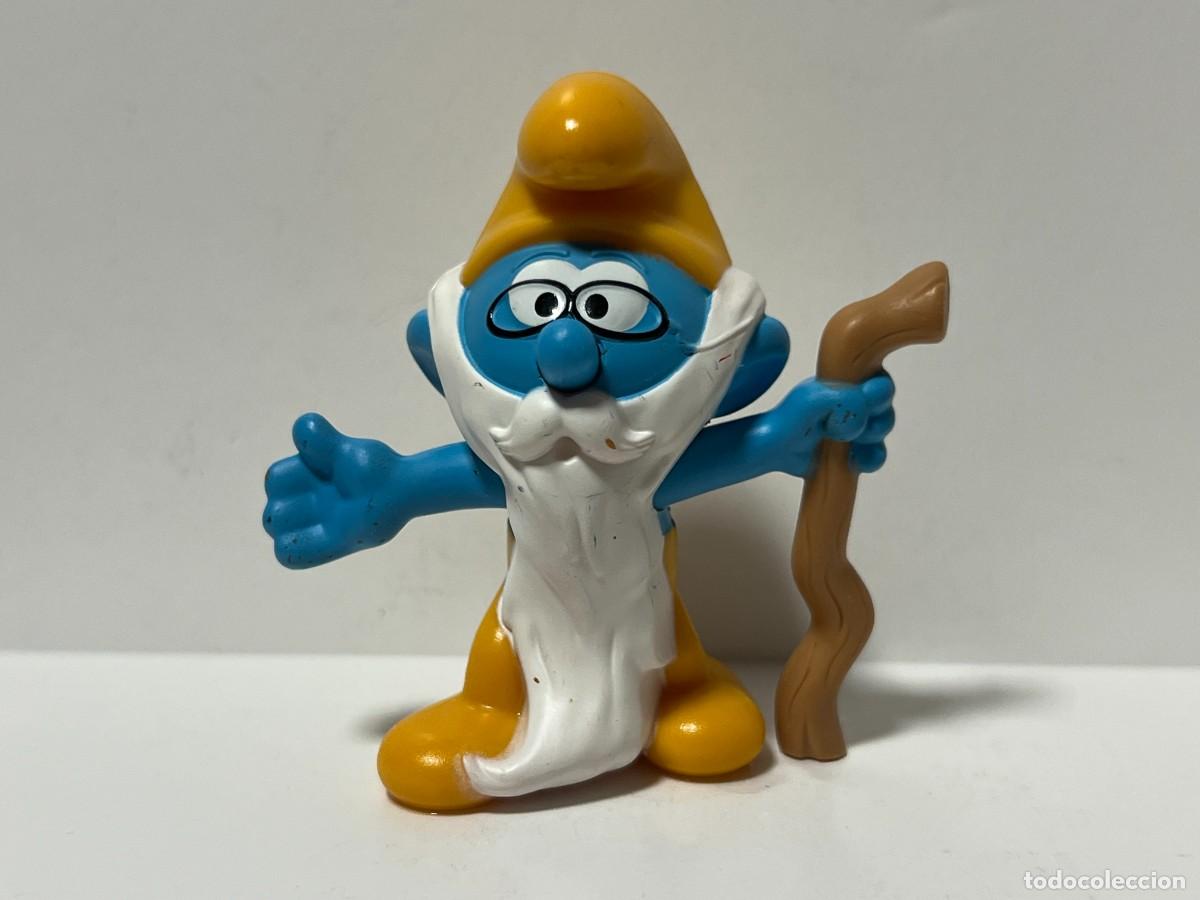 Figuras de goma y PVC: McDONALDS, LOS PITUFOS, THE SMURFS, ABUELO PITUFO (3)