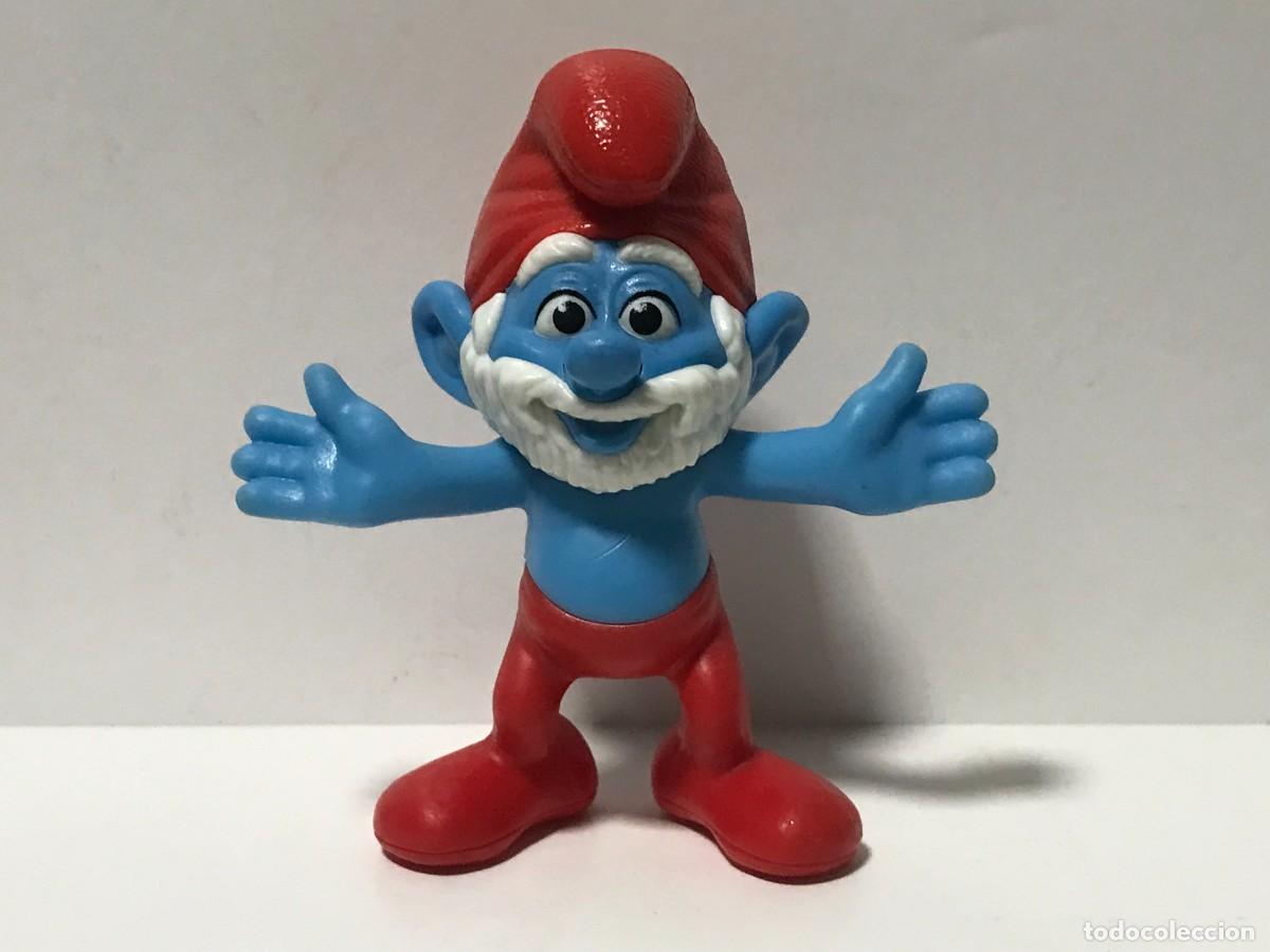 Figuras de goma y PVC: McDONALDS, LOS PITUFOS, THE SMURFS, PAPA PITUFO (2)