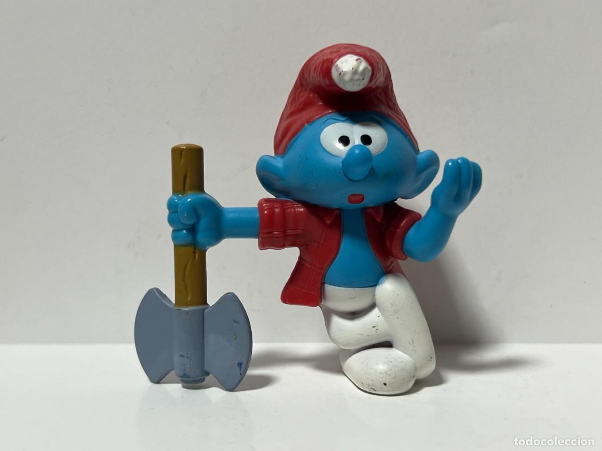 Figuras de goma y PVC: McDONALDS, LOS PITUFOS, THE SMURFS, PITUFO LE&Ntilde;ADOR