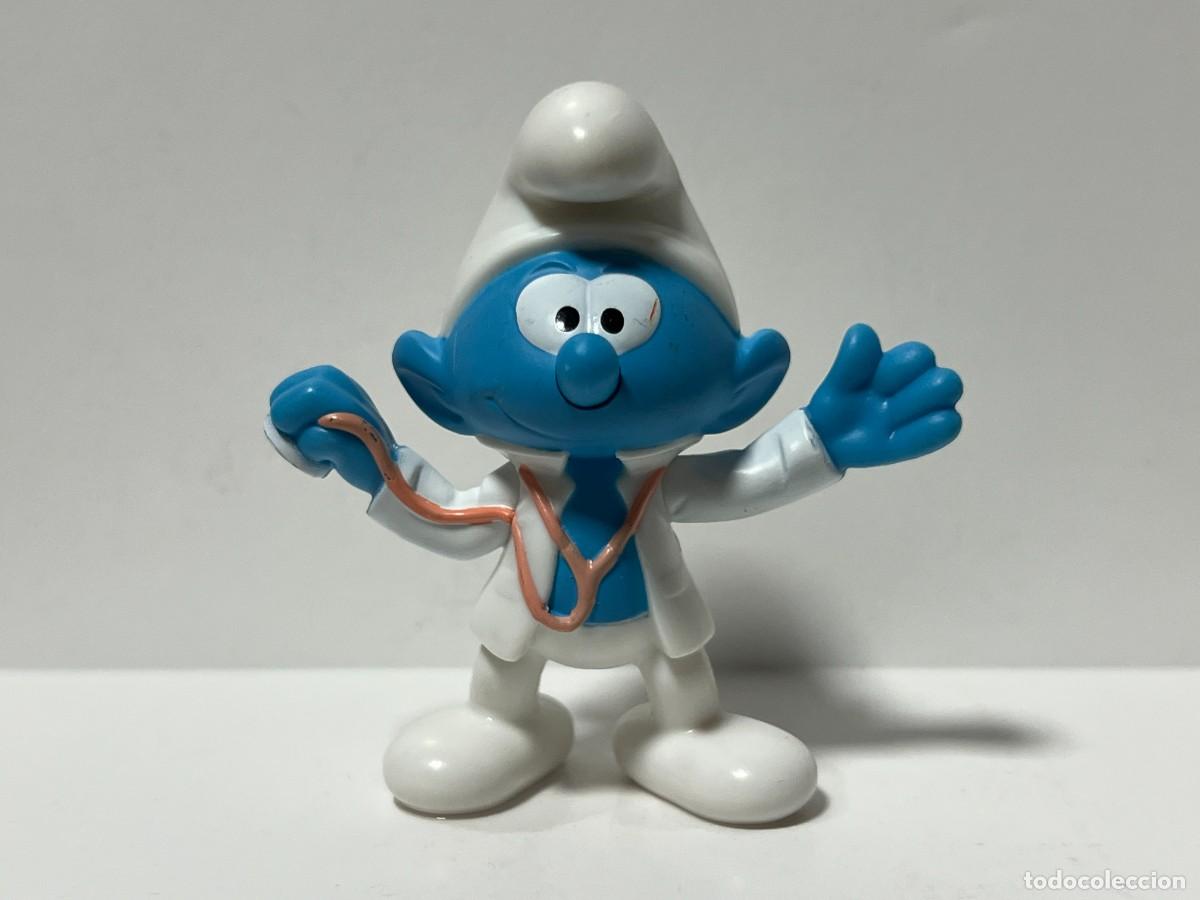 Figuras de goma y PVC: McDONALDS, LOS PITUFOS, THE SMURFS, PITUFO MEDICO (3)