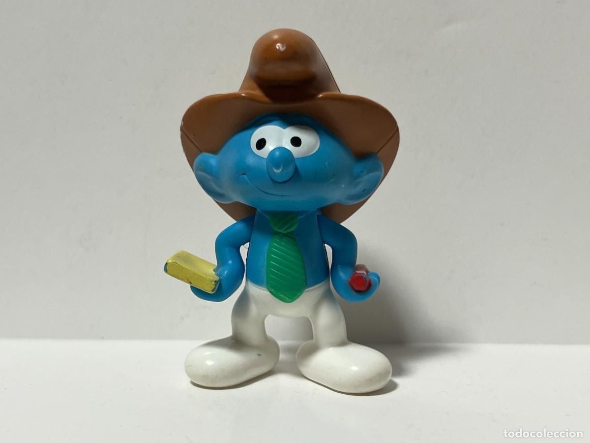Figuras de goma y PVC: McDONALDS, LOS PITUFOS, THE SMURFS, PITUFO PERIODISTA