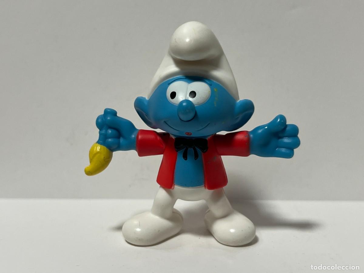 Figuras de goma y PVC: McDONALDS, LOS PITUFOS, THE SMURFS, PITUFO PINTOR (3)