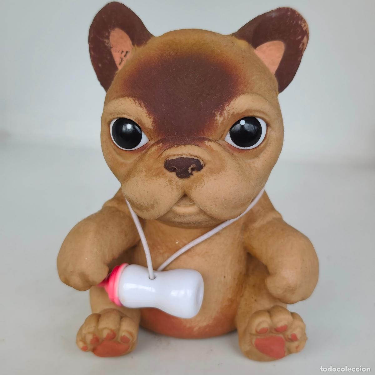Figuras de goma y PVC: Little Live OMG Pets Figura Bulldog goma blanda
