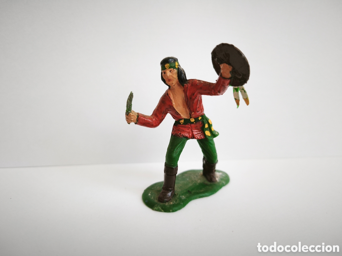 Figuras de goma y PVC: Indio apache de Reamsa 342 del catalogo, versi&oacute;n cuchillo