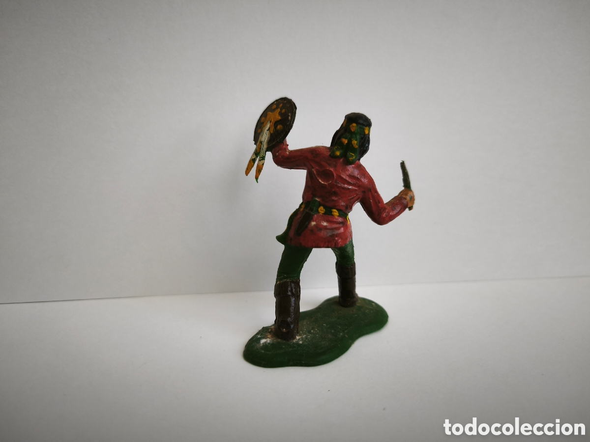 Figuras de goma y PVC: Indio apache de Reamsa 342 del catalogo, versi&oacute;n cuchillo - Foto 2