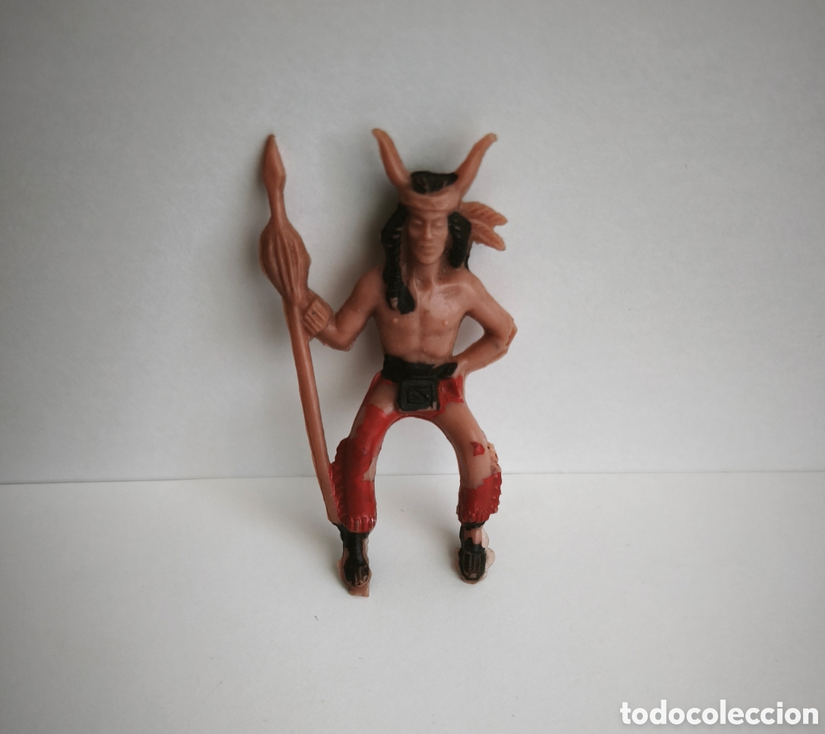 Figuras de goma y PVC: Indio de plastico de Reamsa.