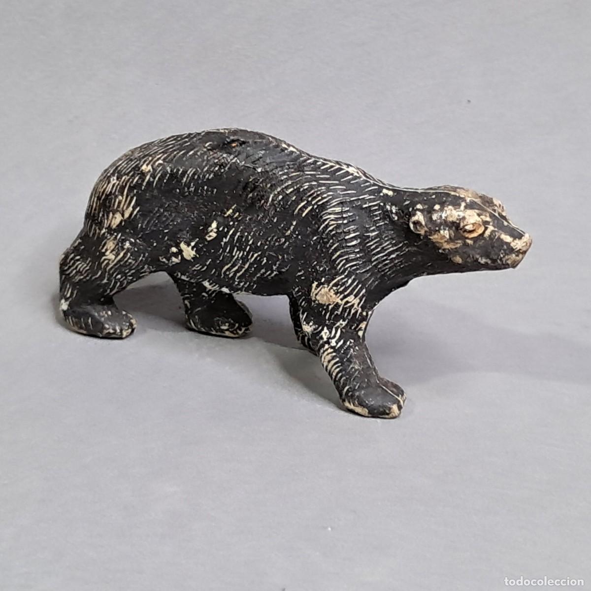 Figuras de goma y PVC: Antigua figura de un Oso Pardo de Manuel Sotorres, a&ntilde;os 50