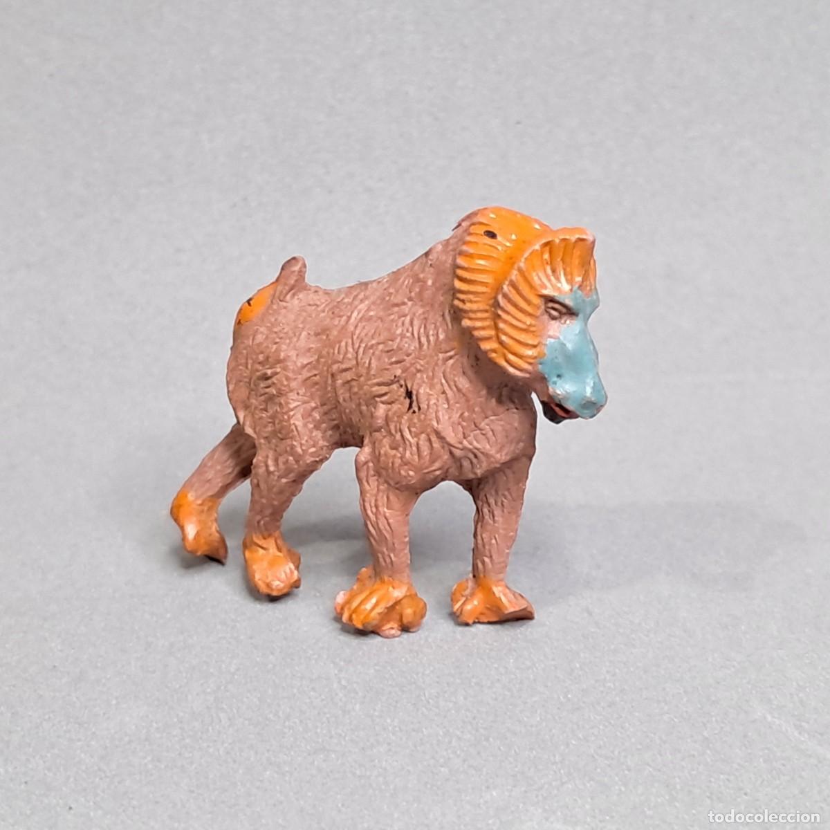Figuras de goma y PVC: Antigua figura de un mono Mandril de LAFREDO, a&ntilde;os 50