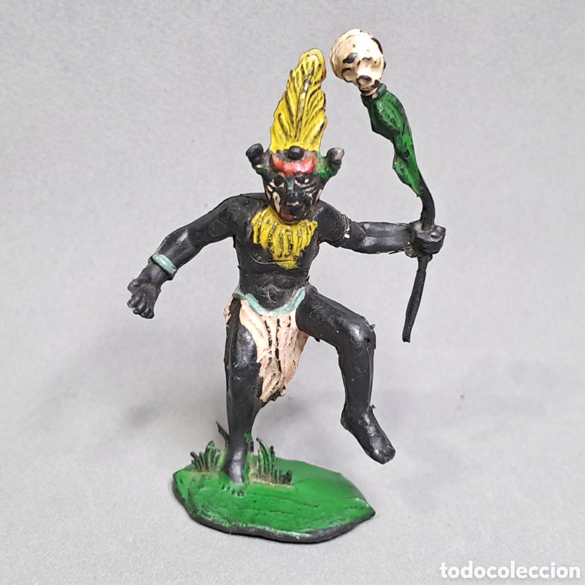 Figuras de goma y PVC: Brujo Hechicero Africano de Pech Hermanos circa 1956