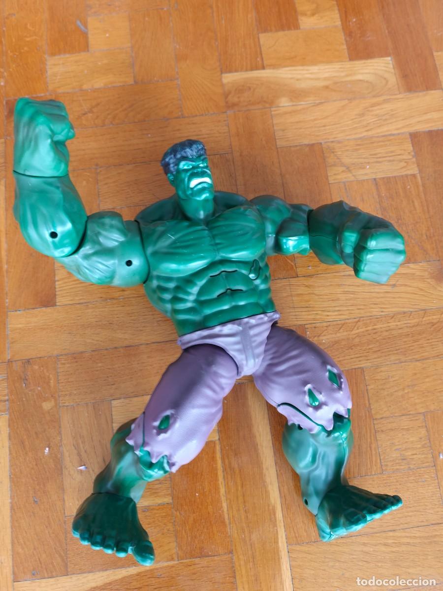 Figuras de goma y PVC: HULK -MIDE UNOS 40 CM. FUNCIONA - Foto 1