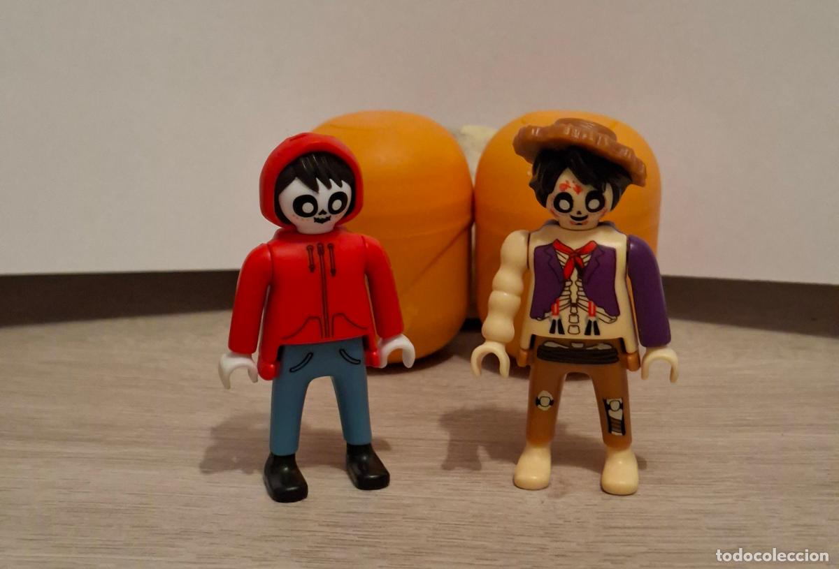 Figuras de goma Kinder: LOTE KINDER PLAYMOBIL DISNEY - COCO Y H&Eacute;CTOR RIVERA (2026)