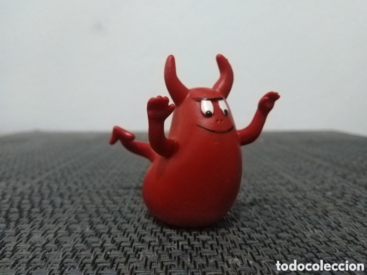 Figuras de goma y PVC: FIGURA PVC BARBAPAPA PLASTOY SERIE TV TELEVISION A&Ntilde;OS 70 DIBUJOS ANIMADOS DEMONIO