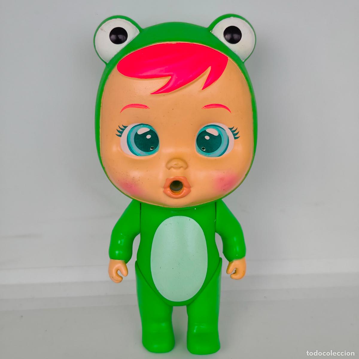 Figuras de goma y PVC: BEBE llor&oacute;n rana 12 cent&iacute;metros IMC TOYS