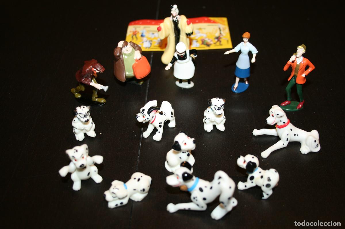 Figuras de goma y PVC: A002 Nestle colecci&oacute;n completa figuras 101 d&aacute;lmatas + BPZ