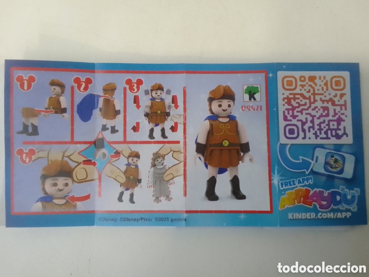 Figuras de goma Kinder: BZP Kinder Playmobil VS421.