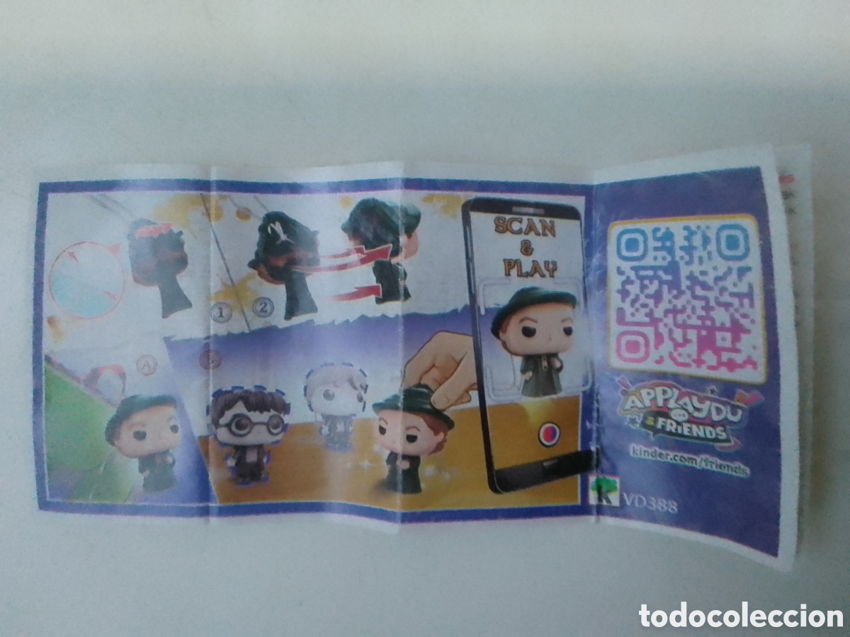 Figuras de goma Kinder: BZP Kinder Harry Potter VD388.