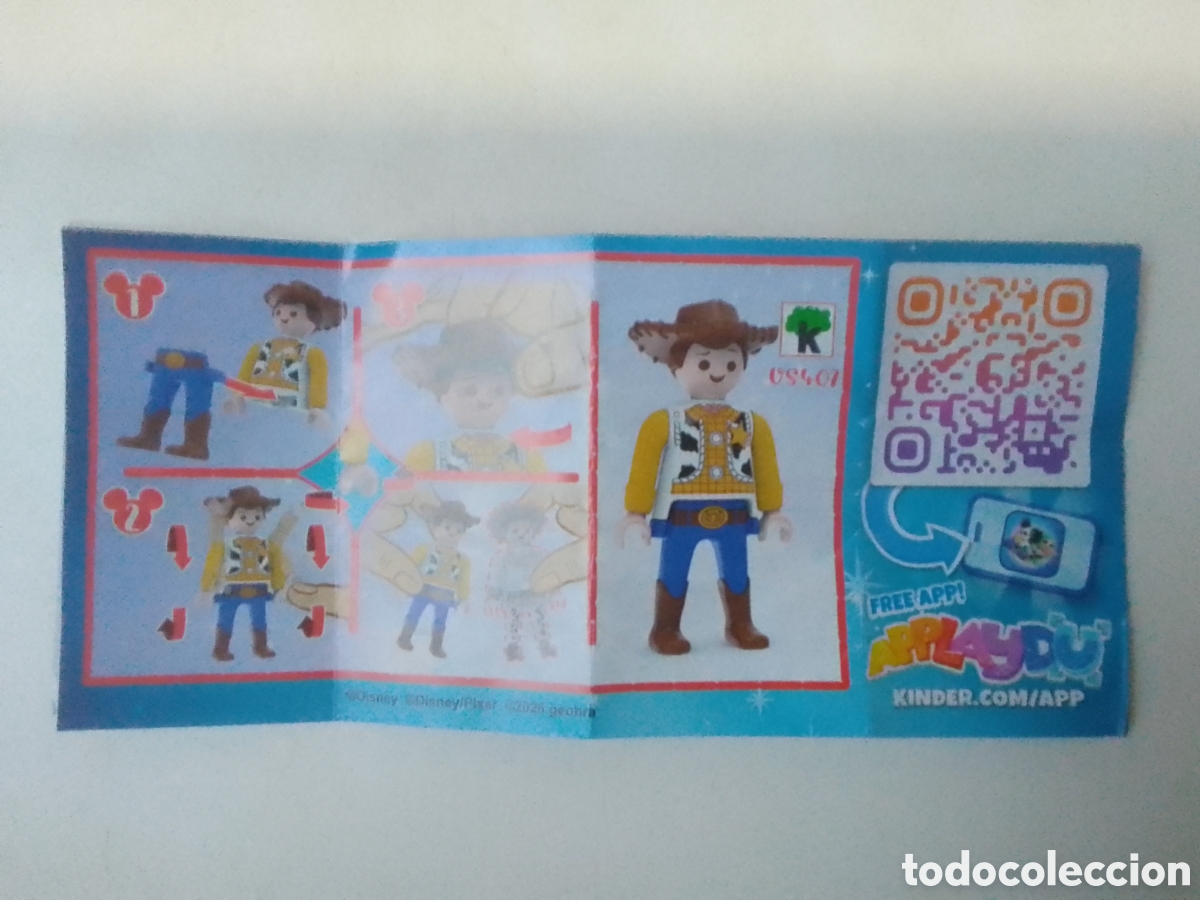 Figuras de goma Kinder: BZP Kinder Playmobil VS407.