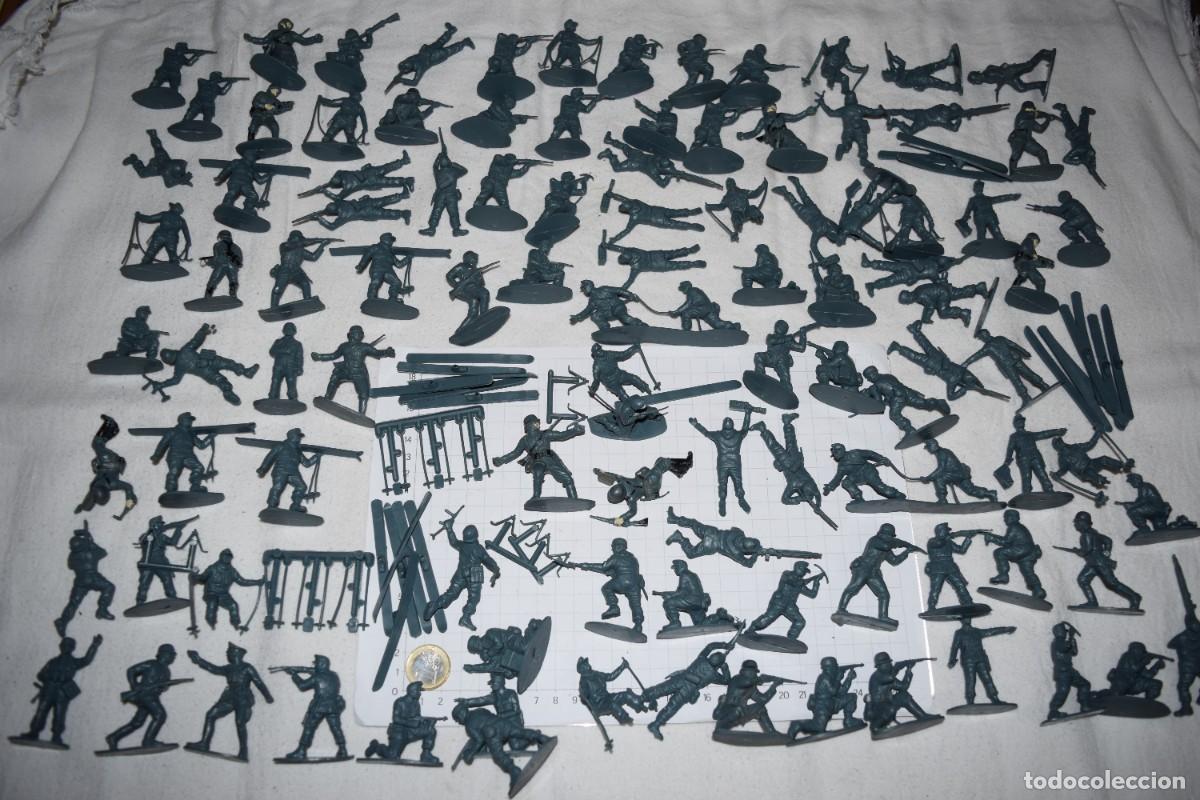 Figuras de goma y PVC: Lotazo soldados, 2&ordf; GUERRA MUNDIAL - Pl&aacute;stico/PVC - Marca AIRFIX - Escala 1:32 - &iexcl;Mira fotos! Lote 6