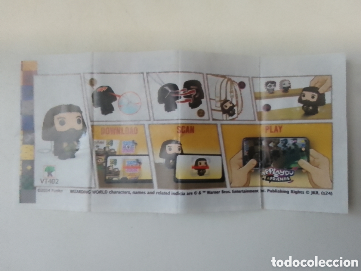 Figuras de goma Kinder: BZP Kinder Harry Potter VT402.