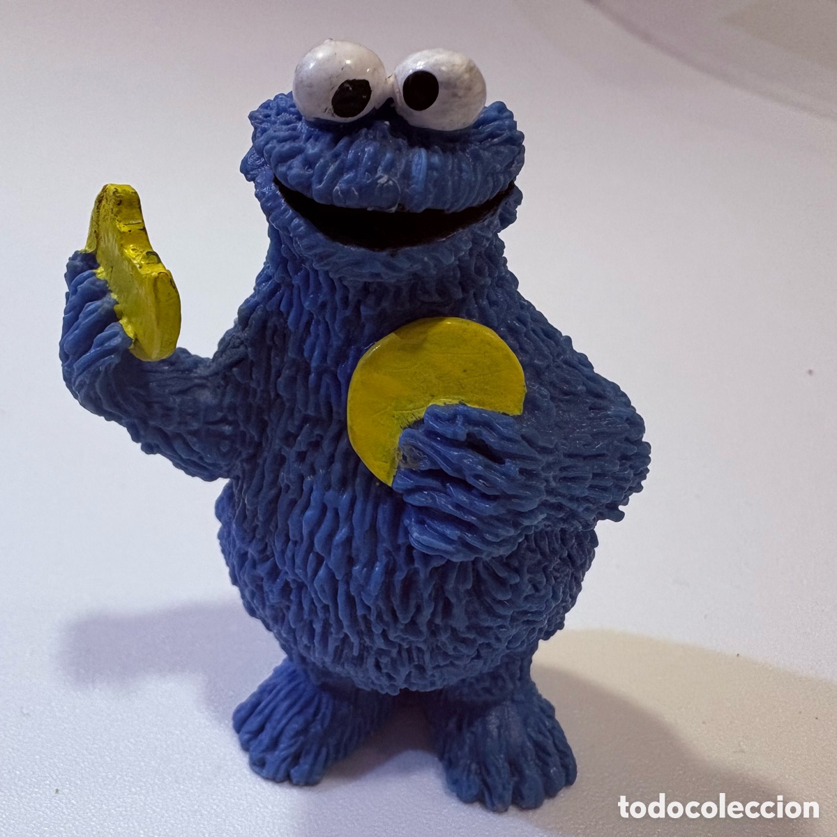 Figuras de goma y PVC: FIGURA MU&Ntilde;ECO EL MONSTRUO DE LAS GALLETAS COMICS SPAIN