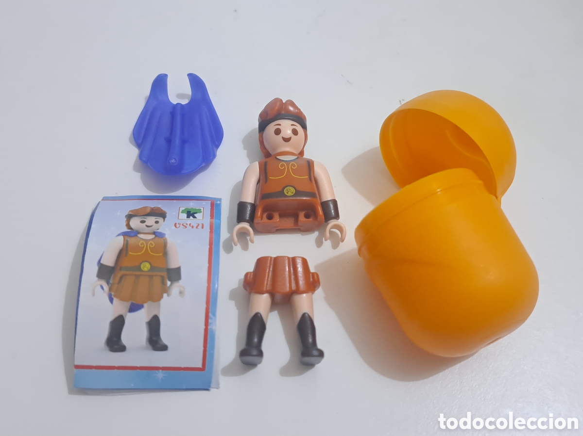 Figuras de goma Kinder: FIGURA HUEVO KINDER SORPRESA PLAYMOBIL DISNEY HERCULES