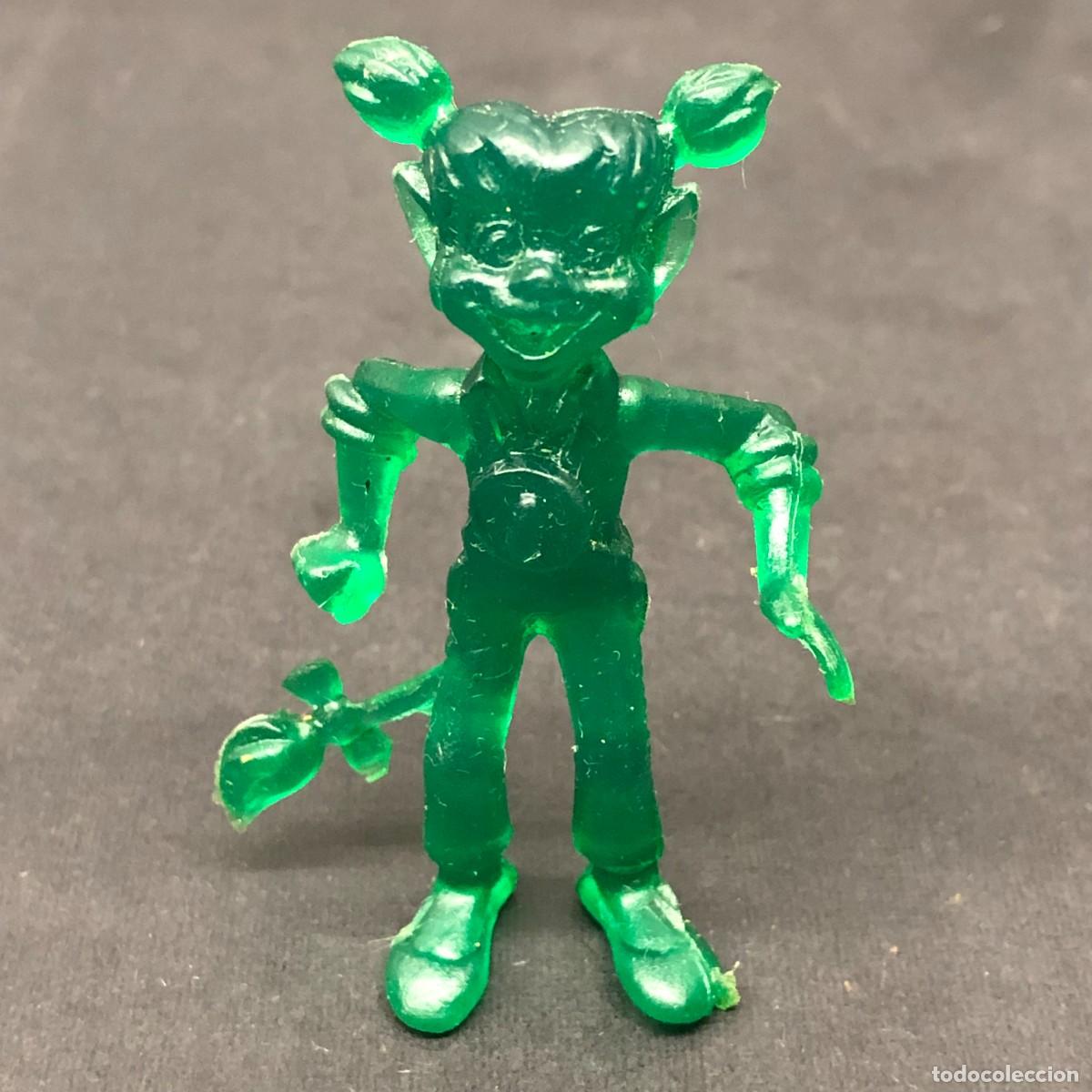 Figuras de goma y PVC: FIGURA DE TITO VERDE TRANSLUCIDA - LOS DIMINUTOS - 1980'S - VINTAGE - 6-CM / 1470