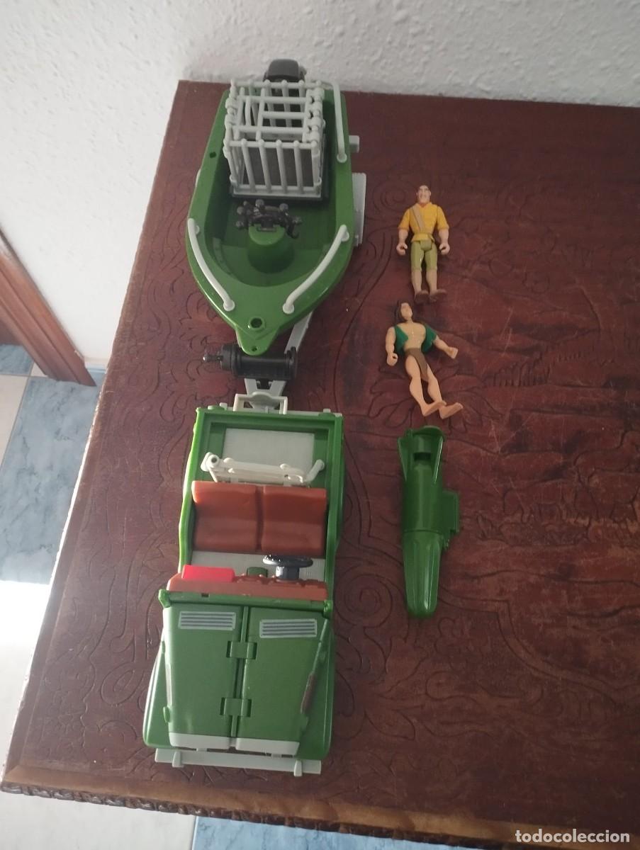 Figuras de goma y PVC: todoterreno con lancha a motor de tarzan disney heroes de famosa