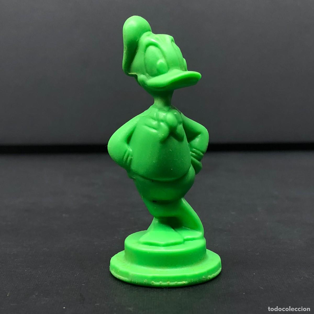 Figuras de goma y PVC: FIGURA VERDE DEL PATO DONALD - DISNEY - 1990'S - VINTAGE - 6,6 CM / 1488
