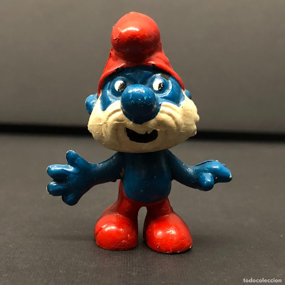 Figurines en Caoutchouc et PVC: FIGURA DE PAPA PITUFO - 1969 - VINTAGE - 4,5 CM / 1489