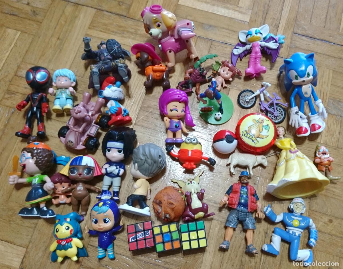 Figuras de goma y PVC: GRAN LOTE DE FIGURAS Y JUGUETES VARIADOS PESA UNOS 930 gr
