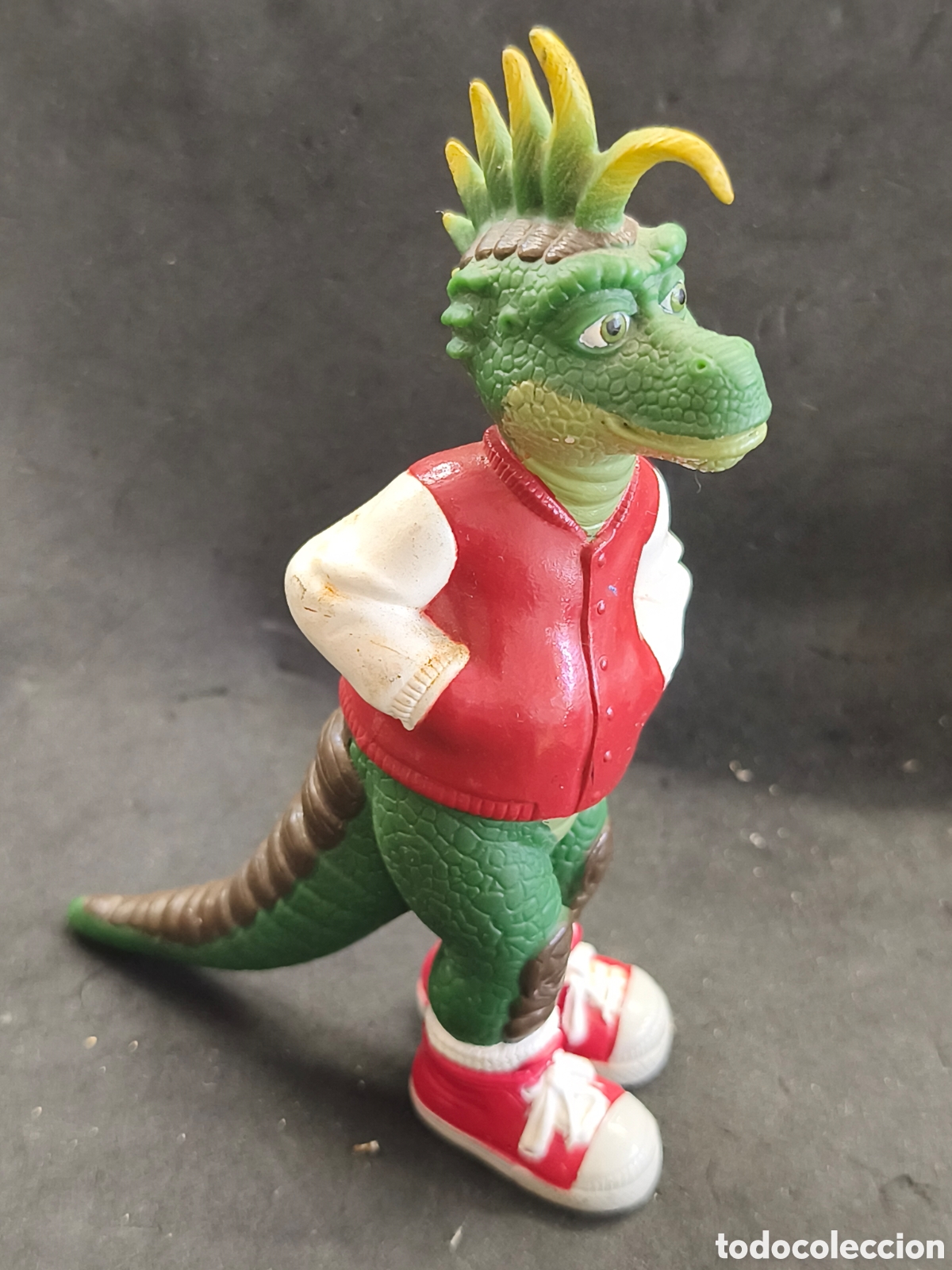 Figuras de goma y PVC: ANTIGUA FIGURA DIBUJOS ANIMADOS DINOSAURIO