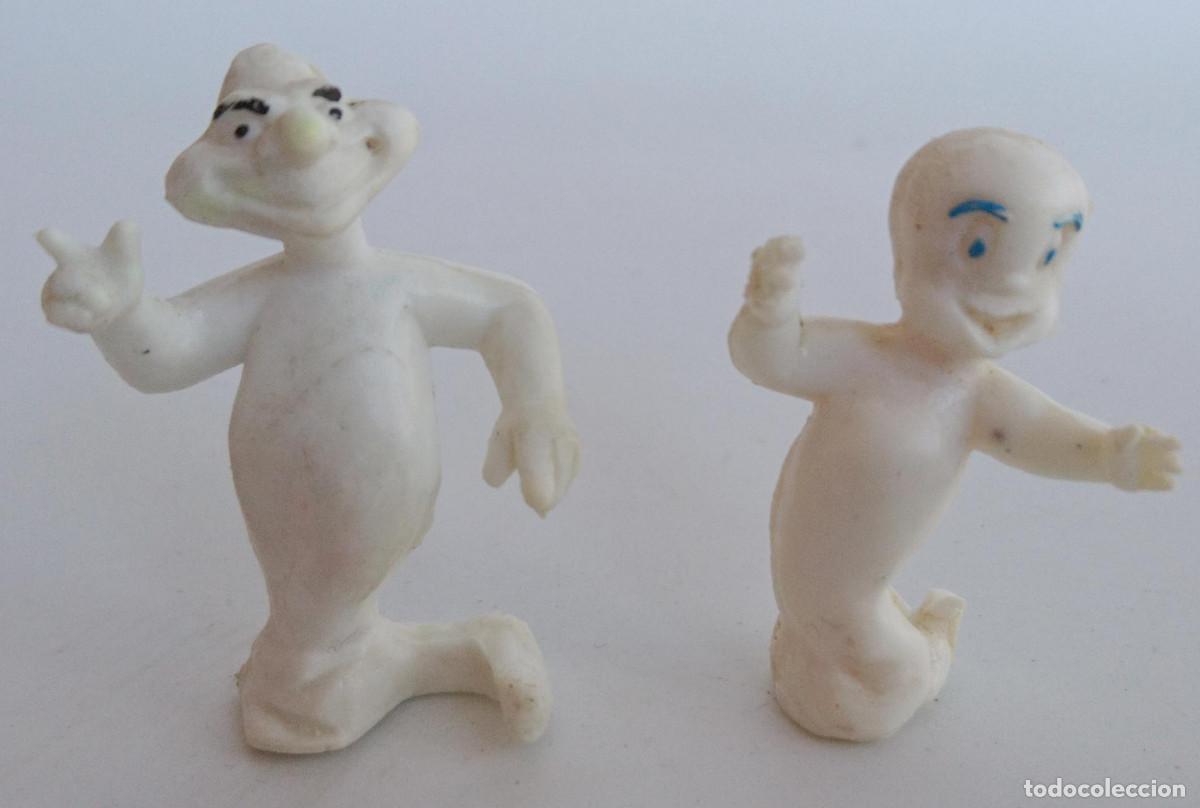 Figuras de goma y PVC: LOTE DE 2 FIGURAS DE CASPER. EL MAS ALTO MIDE UNOS 4,5CM.