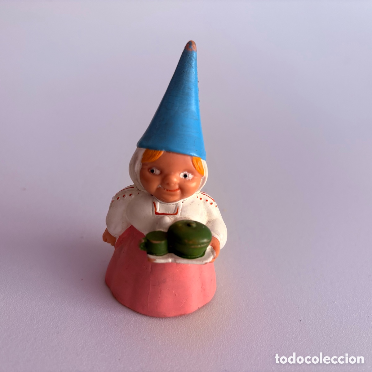 Figuras de goma y PVC: figura mu&ntilde;eco pvc lisa david el gnomo a&ntilde;os 80