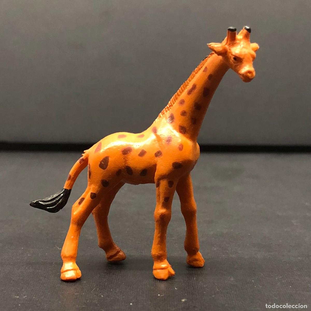 Figuras de goma y PVC: FIGURA CLASICA DE JIRAFA DE PLASTICO - VINTAGE - 6,8 CM / 1514