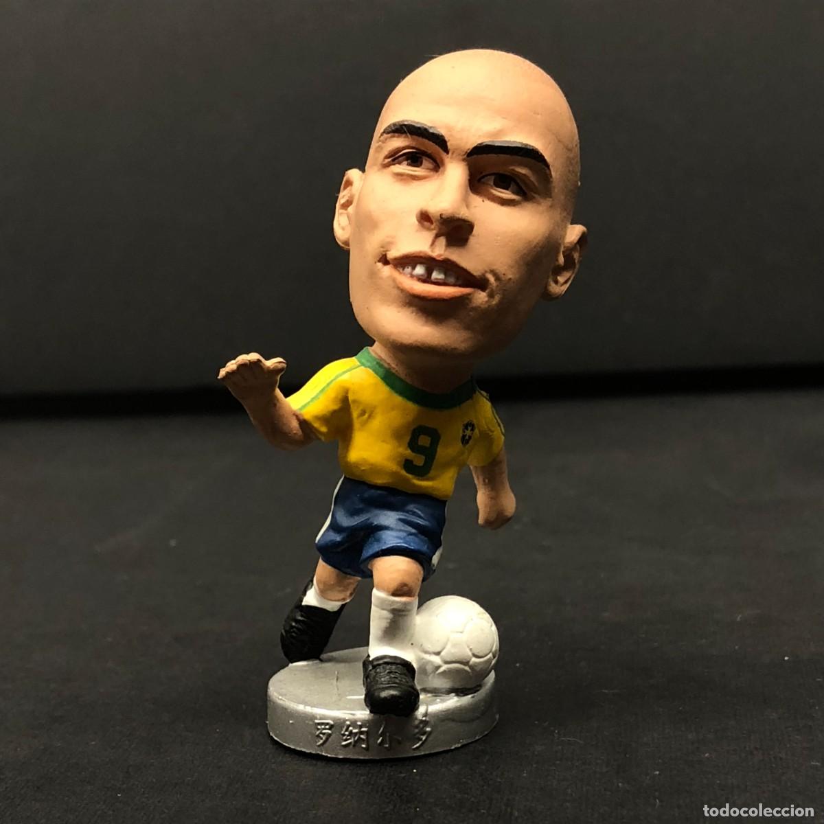 Figuras de goma y PVC: FIGURA DE LA LEYENDA DEL FUTBOL BRAZILE&Ntilde;A RONALDO NAZ&Aacute;RIO - POCKET SPORT- VINTAGE - 6,7 CM / 1516