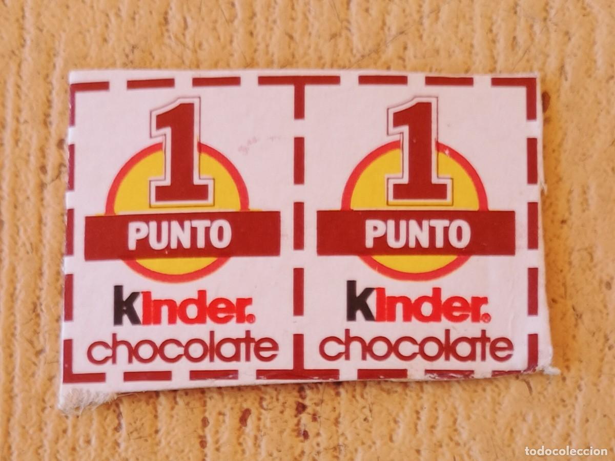 Figuras de goma Kinder: Dos Puntos Promocionales de Kinder Chocolate