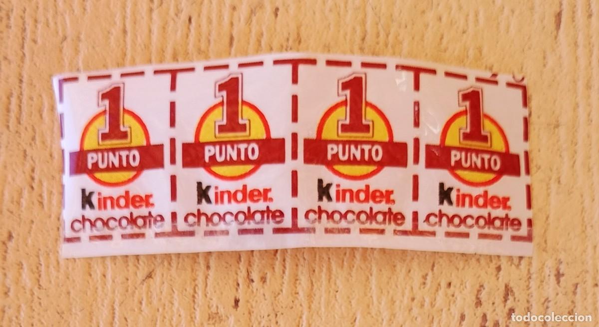 Figuras de goma Kinder: Cuatro Puntos Promocionales de Kinder Chocolate