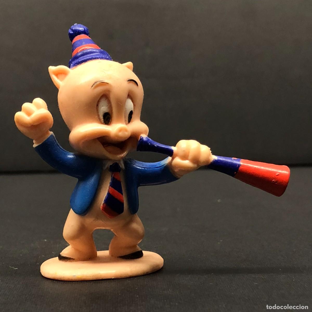 Figuras de goma y PVC: FIGURA DEL CERDITO PORKY - LOONEY TUNES - STAR TOYS - FC BARCELONA - VINTAGE - 6,5 CM / 1536