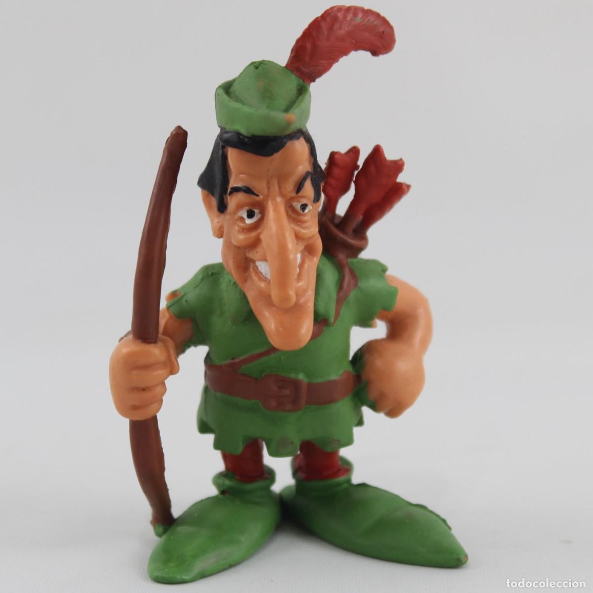 Figuras de goma y PVC: Figura PVC Adolfo Suarez Robin Hood Los Monclis Star Toys Caricatura Gallego y Rey A&ntilde;os 80