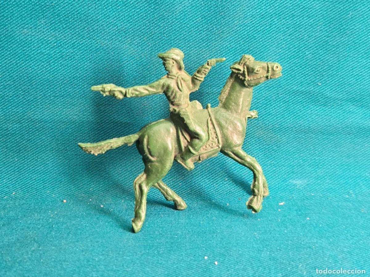 Figuras de goma y PVC: FIGURA VAQUERO A CABALLO, PECH,JECSAN,REAMSA,LAFREDO