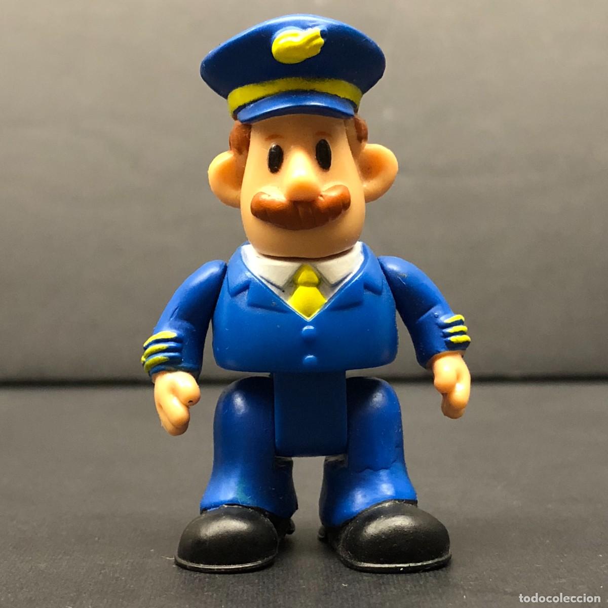 Figuras de goma y PVC: FIGURA DE PILOTO DE AVI&Oacute;N - KEENWAYBIG STEPS - VINTAGE - 5,8 CM / 1570