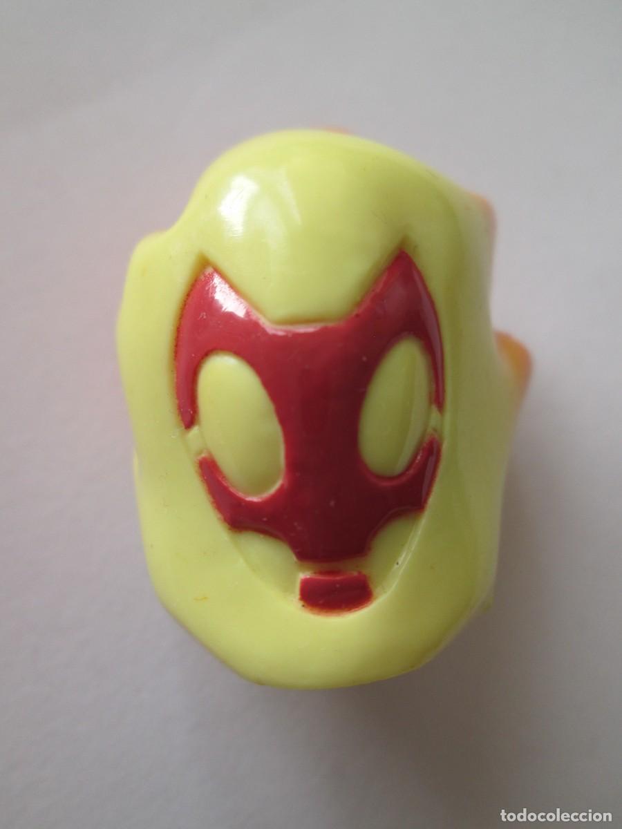 Figuras de goma y PVC: PHOSKITOS - CABEZA DE LA FIGURA DE FUEGO HEATBLAST - SERIE BEN 10